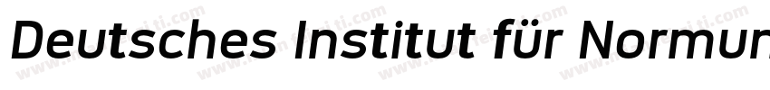Deutsches Institut für Normung字体转换
